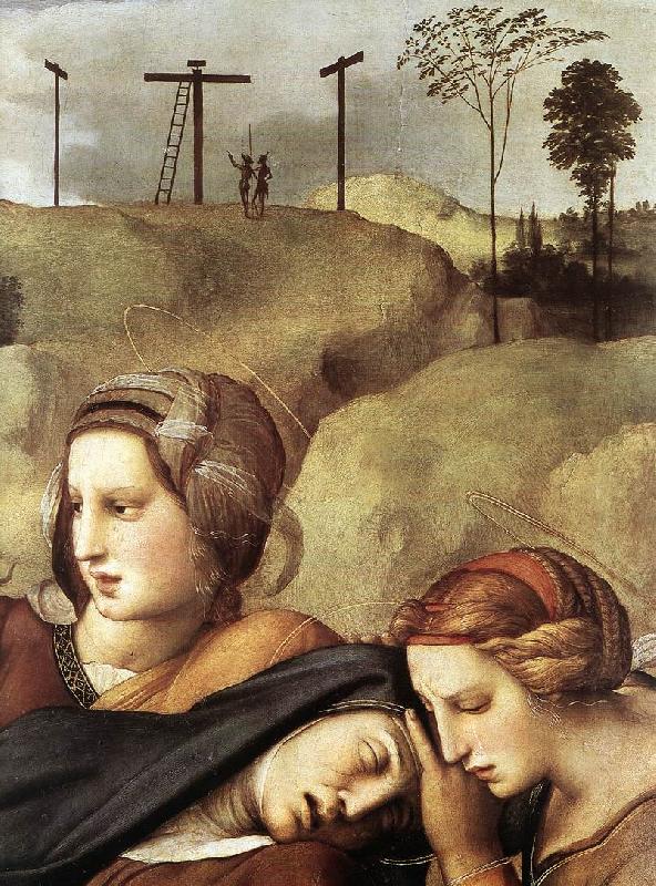 RAFFAELLO Sanzio The Entombment (detail) st